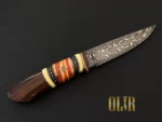 Vlad Matveev & OLIR Russland Damastmesser Custom messer Mosaikdamast Ironwood Mammutzahn Mokume Jagdmesser HRC-60 – Bild 11